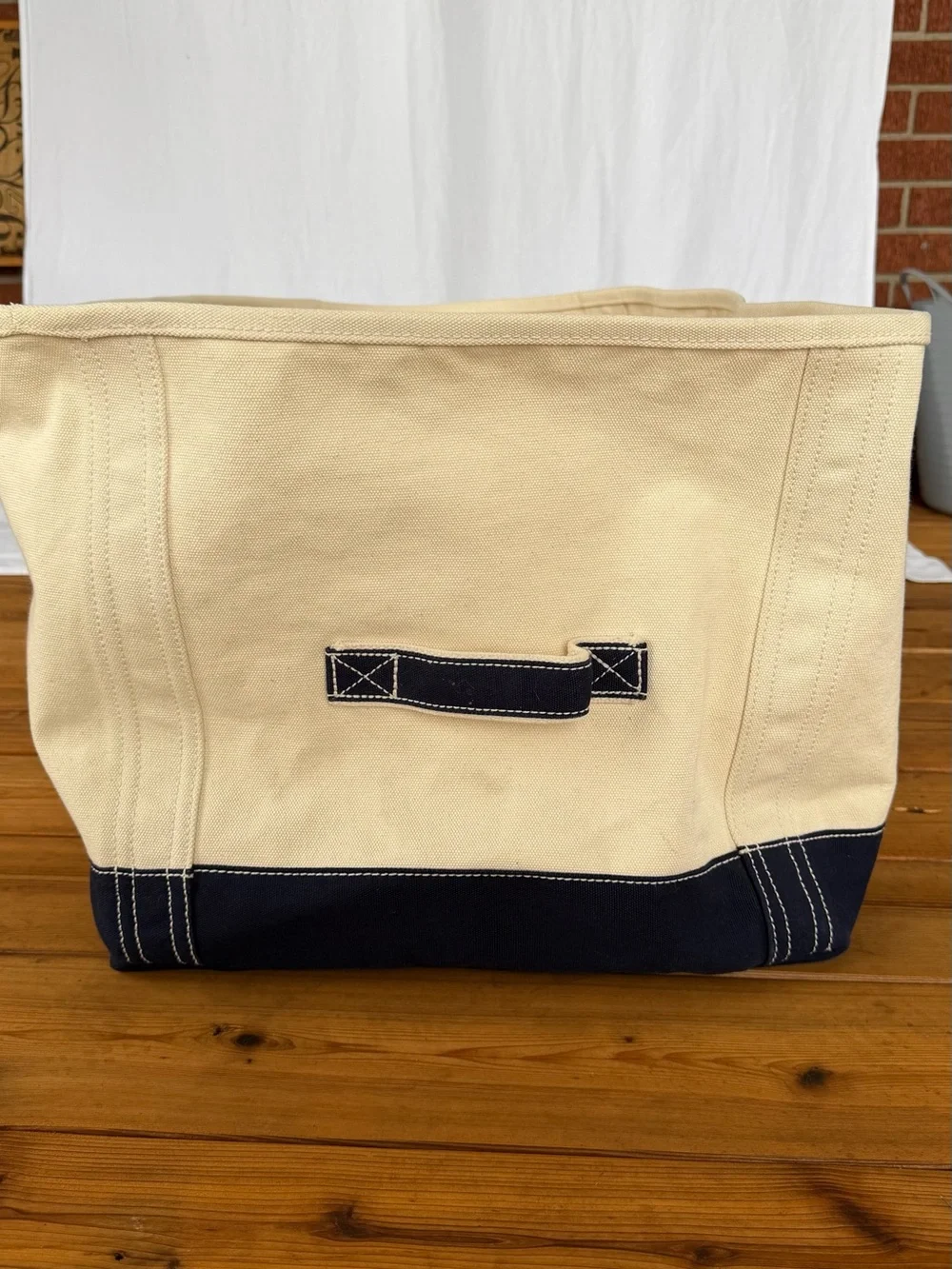 Land’s End Large Canvas Toy Bin / Storage Organizer - 21” x 16” x 14”